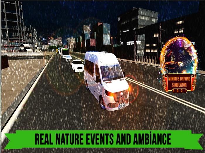 Minibus driving simulator 2021