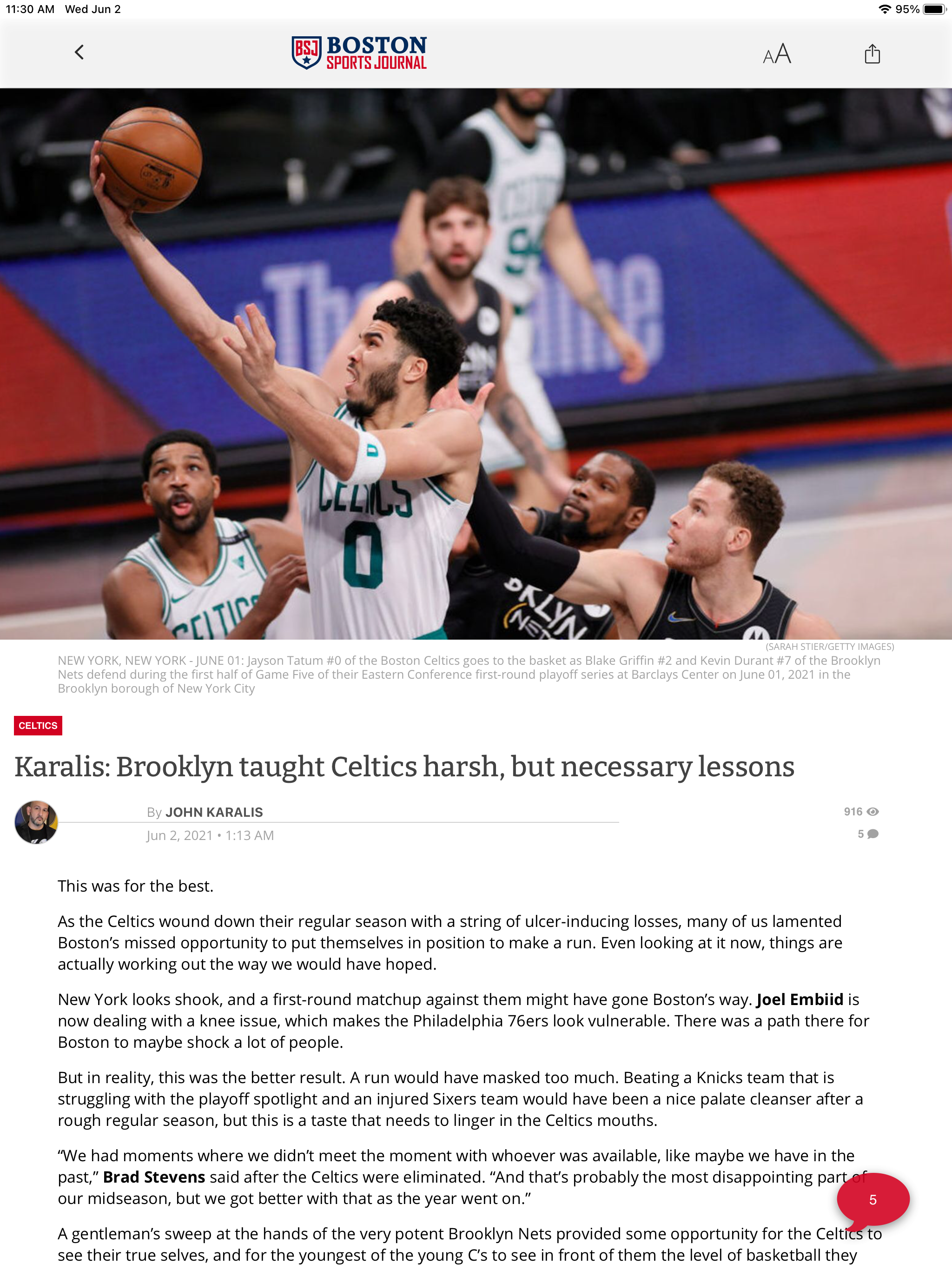 Boston Sports Journal screenshot 6