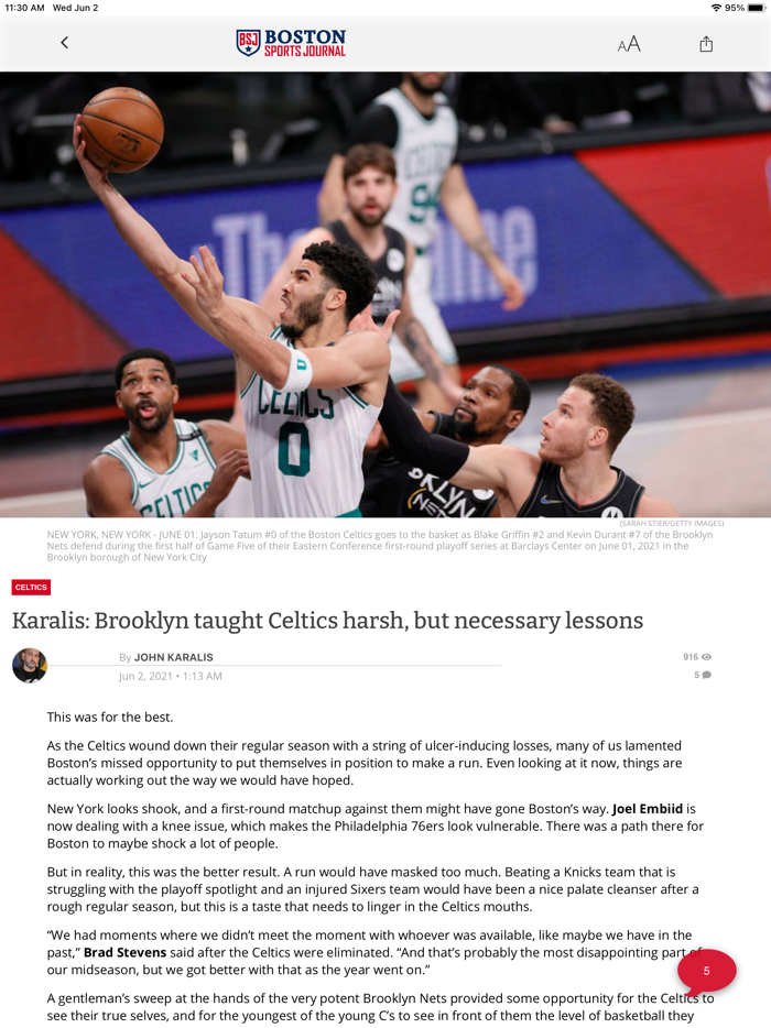 Boston Sports Journal