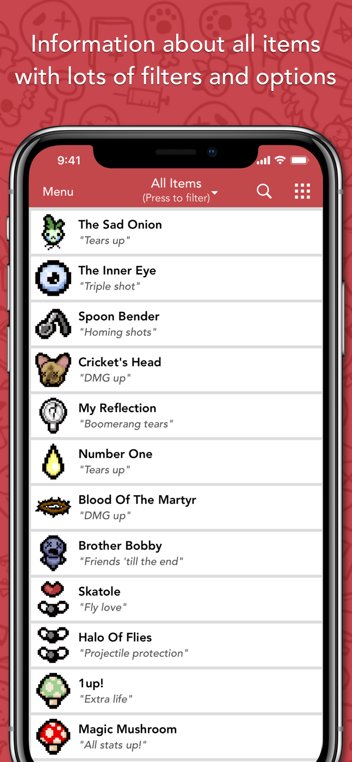 Guide for Binding of Isaac