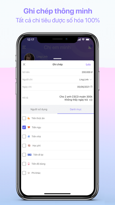 App Quản Lý Chi Tiêu Screenshot