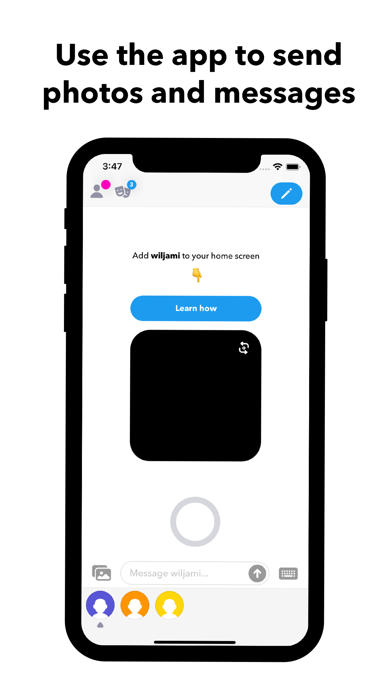 Screenshot #2 pour Wigi | Home screen chat