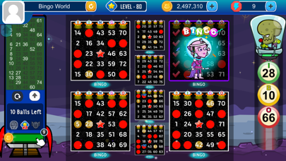 Bingo World. Screenshot