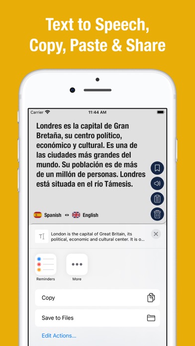 Screenshot #2 pour English to Spanish Translator.