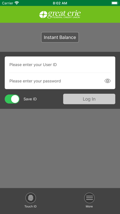 Great Erie FCU Mobile Screenshot
