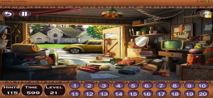 Hidden Numbers 4 in 1 Game