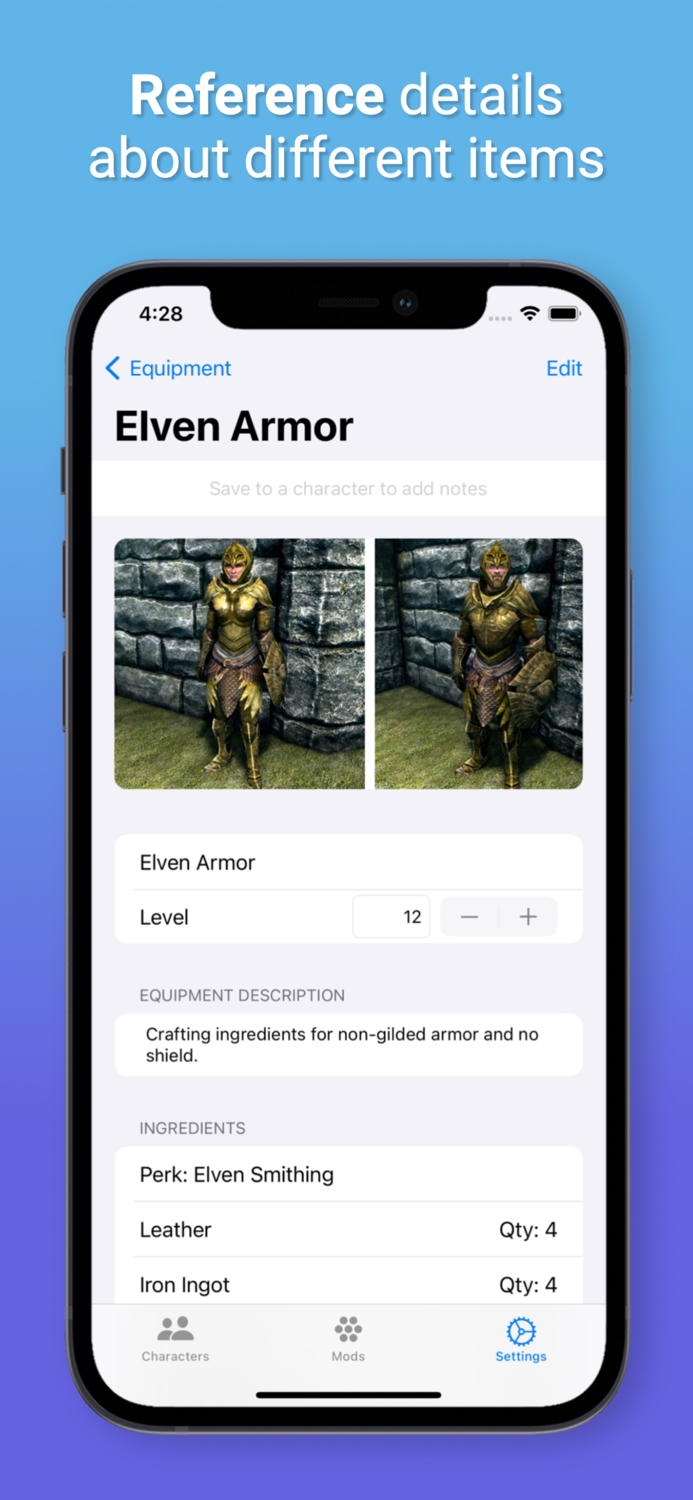 Character Tracker for Skyrim