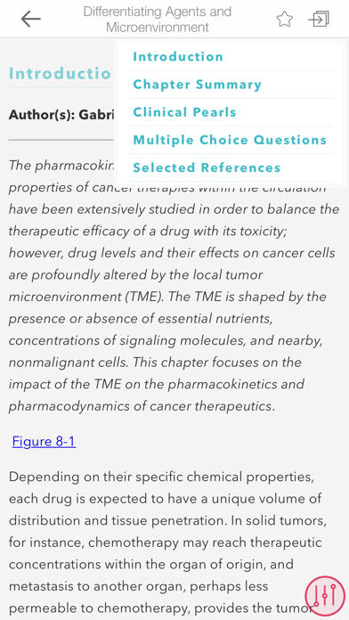 Cancer Pharmacology Manual Screenshot
