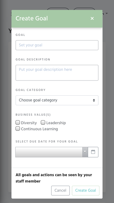Accsys Goalsetter Screenshot