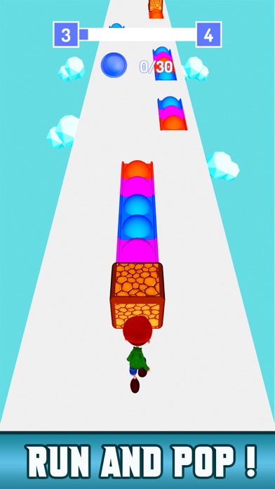 Pop It Rush -Antistress Runner Screenshot