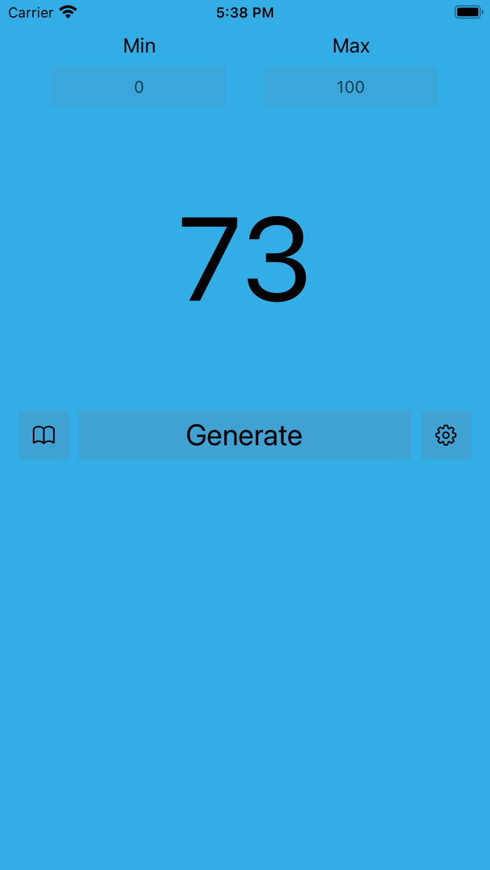 Random Number Generator - Easy