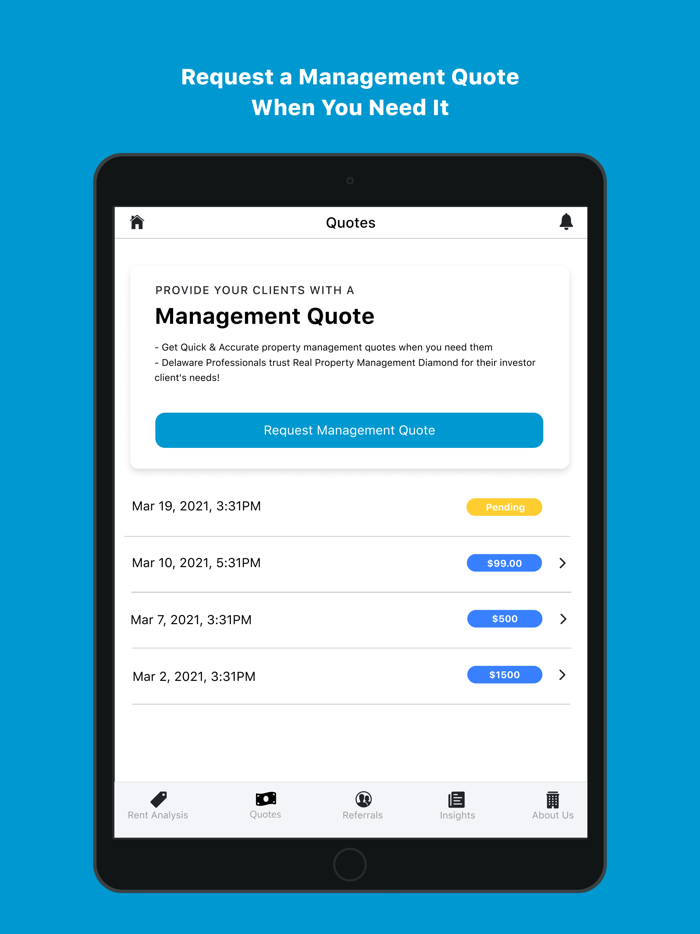 RPM Diamond ReferApp