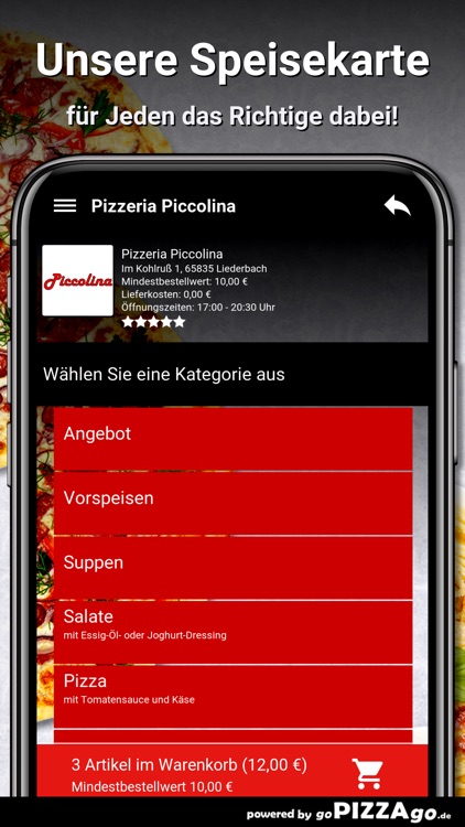 Pizzeria Piccolina Liederbach screenshot-3