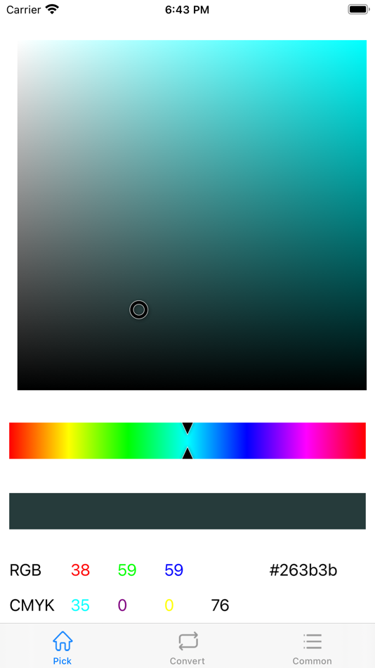 #1. Color Tools - RGB, CMYK, HSV (iOS) 由: Shanghai Yuanhao Information Technology Co., Ltd.