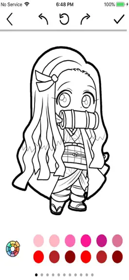 Game screenshot Anime & Manga Coloring Book mod apk