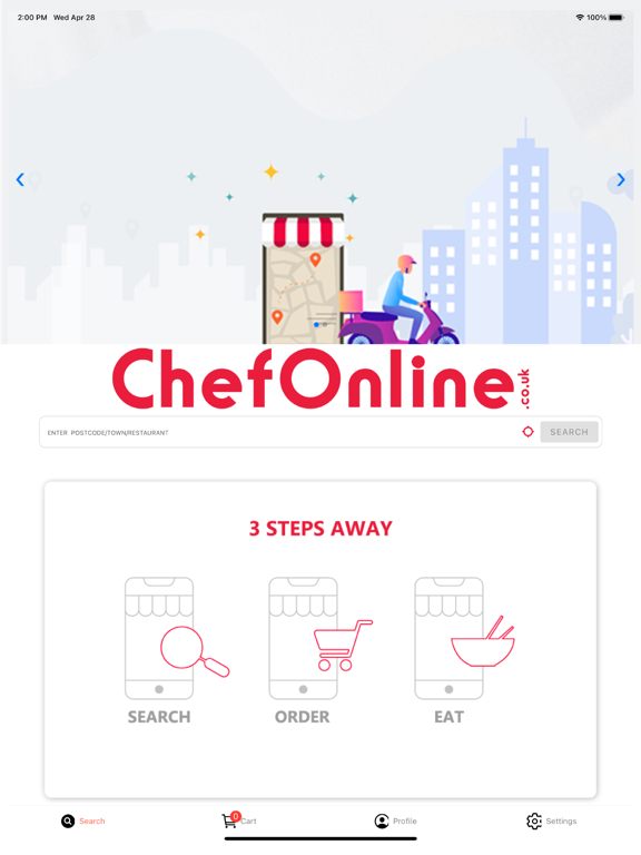 Screenshot #4 pour ChefOnline - Online Takeaways