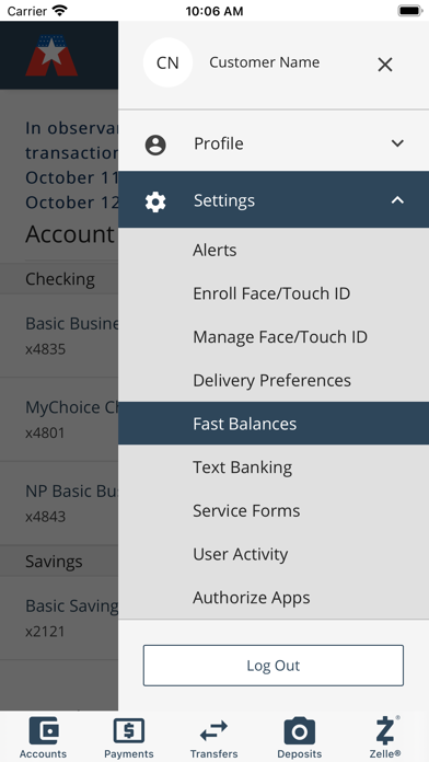 ANBTX Mobile Banking Screenshot