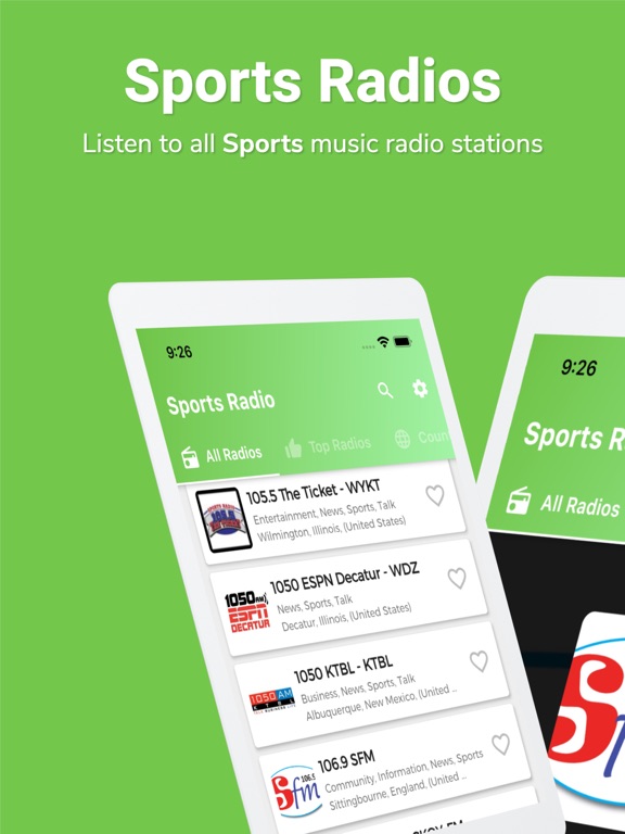 Screenshot #4 pour Sports FM Radio