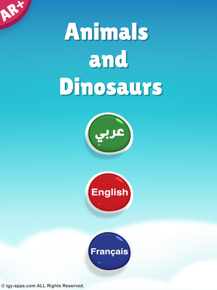 AR for Kids Animals Dinosaurs