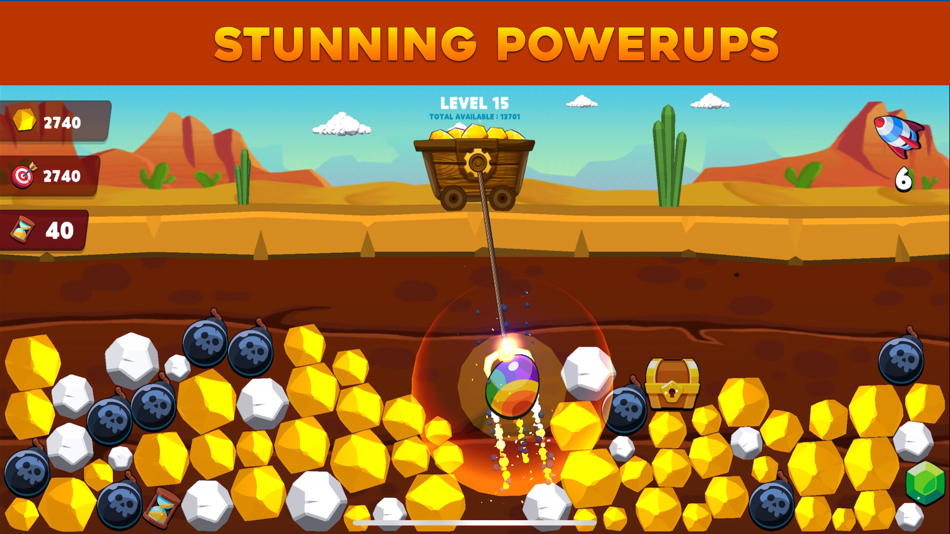 #2. GOLDMINE 3D (iOS) 由: Muhammad Saeed