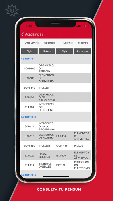 Utepsa App Screenshot