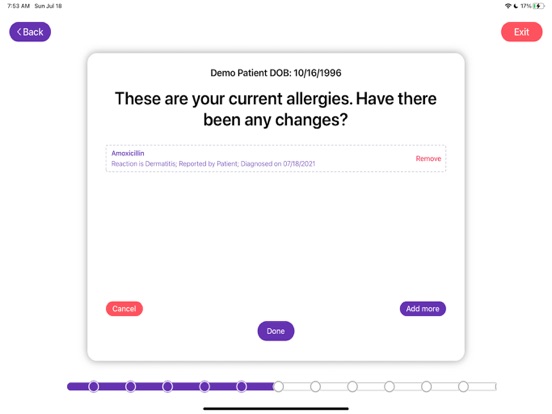 Althea Kiosk iPad screenshot 7 - Medical app