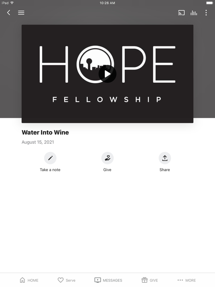 HOPE FELLOWSHIP KNOXVILLE