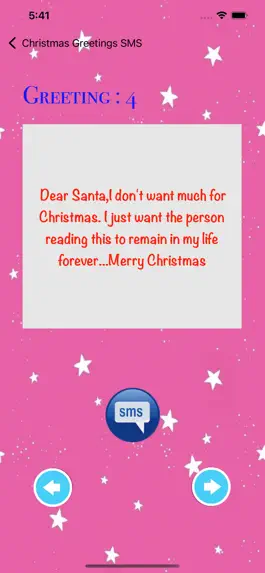 Game screenshot Christmas Greetings SMS apk