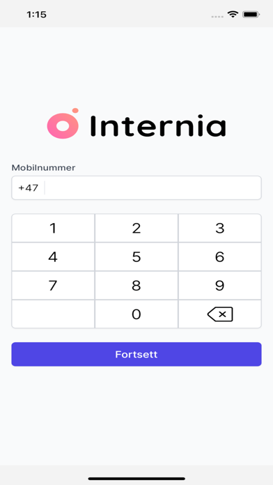 Internia SMS Screenshot