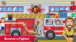 my town: firefighter games iphone screenshot 3