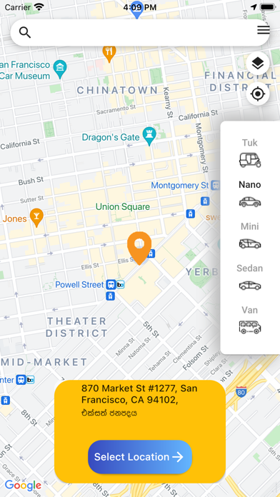 TaxiMe Sri Lanka Screenshot