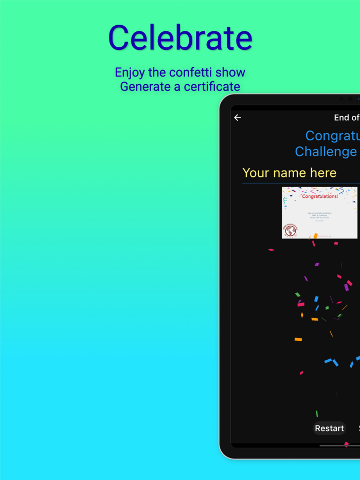 1st Grade Math Challenge