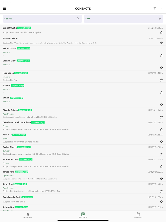 HomeRhino Leasing CRM