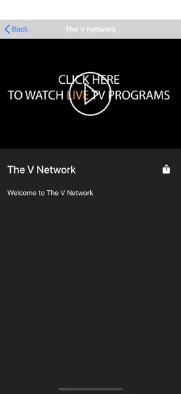 Game screenshot The V Network TV apk