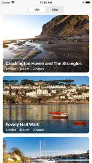 cornwall walks iphone screenshot 1