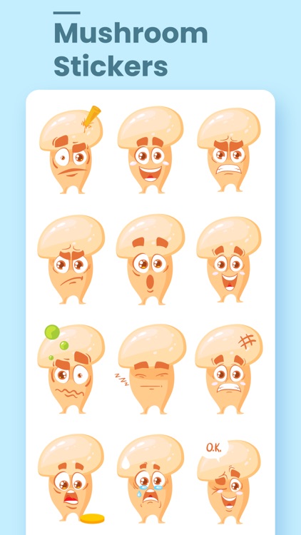 Holiday Mushroom Stickers