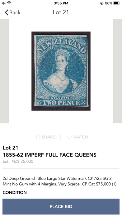 Auckland City Stamps Screenshot