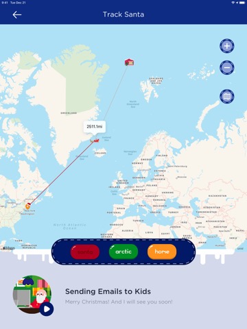 Santa Tracker - Track Santaのおすすめ画像2