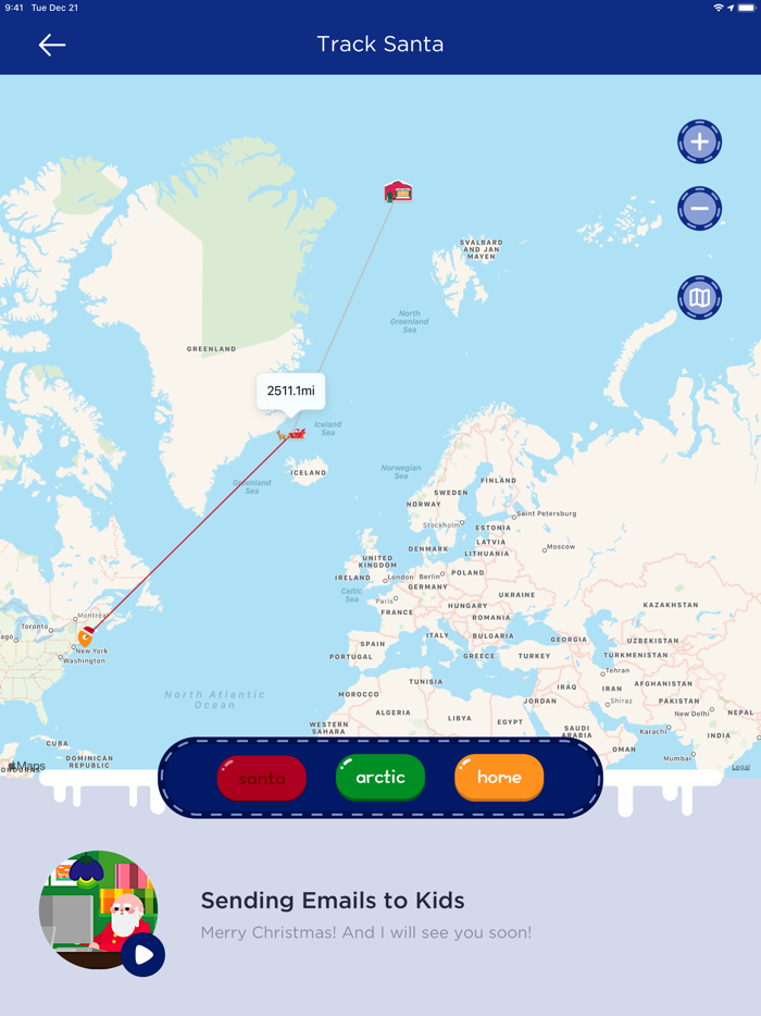 Santa Tracker - Track Santa