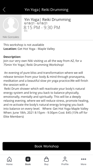 Get Hot Yoga Screenshot