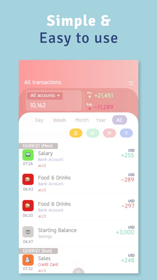 #2. Money Diary - Expense Tracker (iOS) 由: Dimo Co.,Ltd.