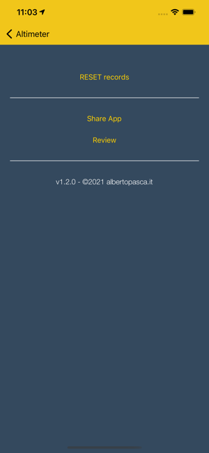 Alti-meter Screenshot