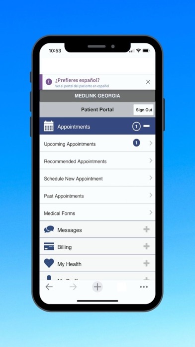 MedLink Georgia Screenshot
