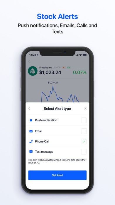 Stock Alarm - Alerts, Tracker Screenshot