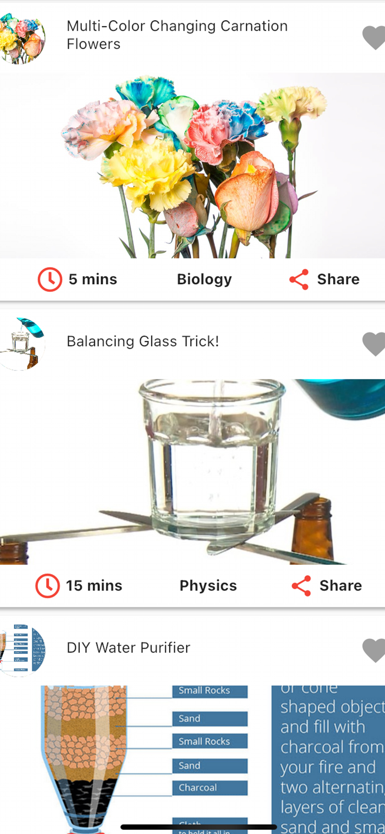 DIY App : Science Projects
