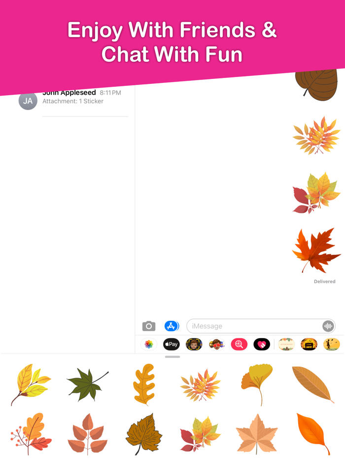 Autumn Leaves Emojis