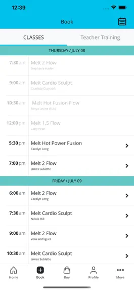 Game screenshot Melt Yoga Studio apk