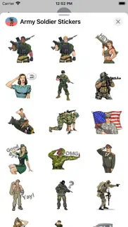 army soldier stickers iphone screenshot 3