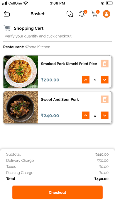 SF Delivery: Online Food Order Screenshot 3 - AppWisp.com SF Delivery: Online Food Order Screenshot 3 - AppWisp.com