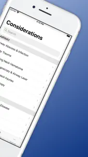 anesthesia considerations iphone screenshot 2